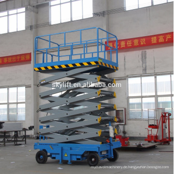 China Fabrik Versorgung 4-20 m hydraulische bewegliche Scherenhebebühne